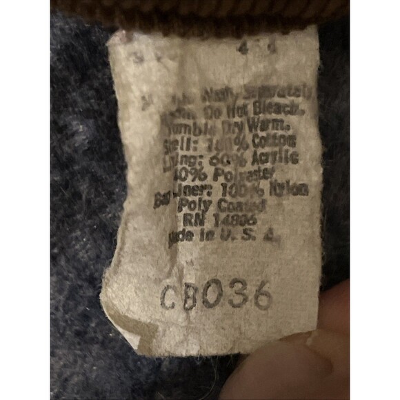 Carhartt Super Dux Blanket Lined Hunting  Relaxed Fit Traditional Coat Size Med - Picture 4 of 5